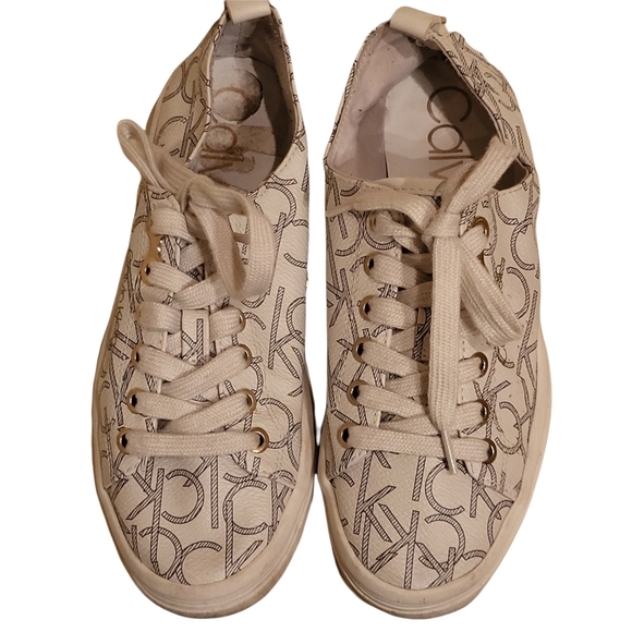 Calvin Klein Michaela 2 Sneakers WOMEN'S Logo Low Top Shoes - Picture 3 of 8